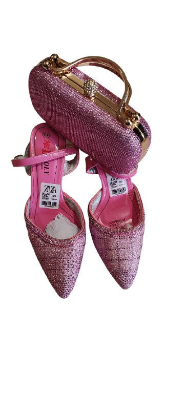 Sandals Shoes And Bag Set Designer