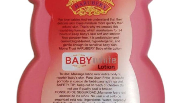 Baby white skin care lotion