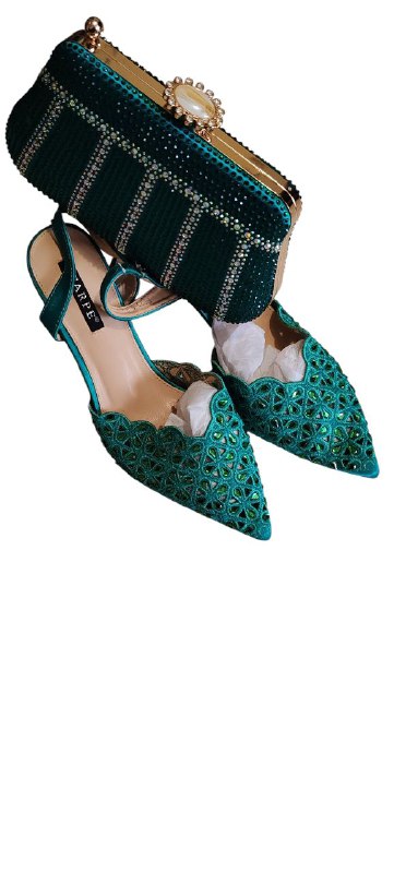 Sandals Shoes And Bag Set Designer