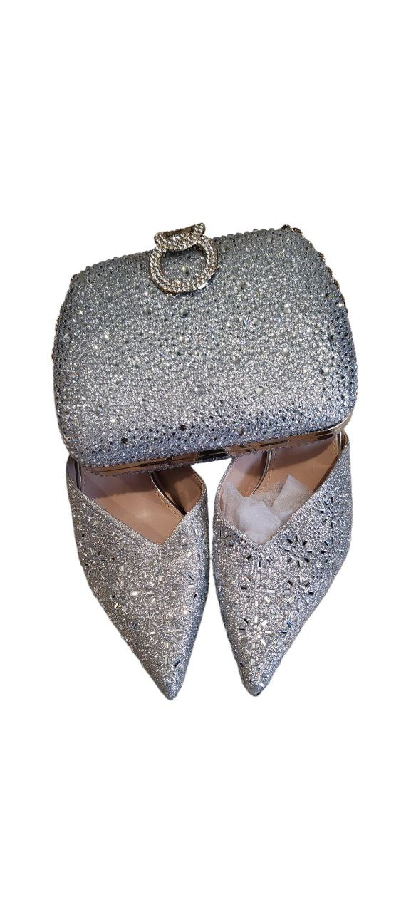 Sandals Shoes And Bag Set Designer
