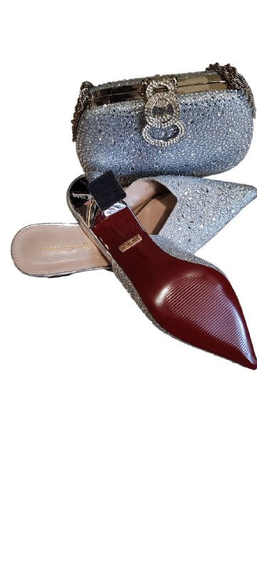Sandals Shoes And Bag Set Designer