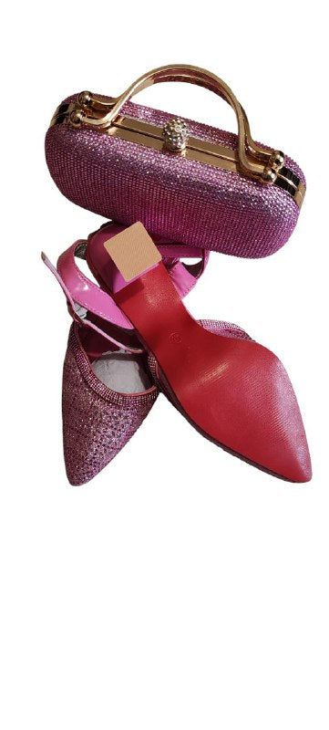 Sandals Shoes And Bag Set Designer